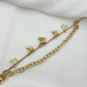butterfly charm bracelet